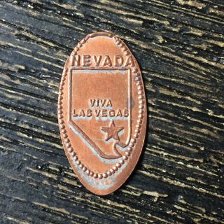 Nevada Viva Las Vegas Pressed Smashed Elongated Penny P8884
