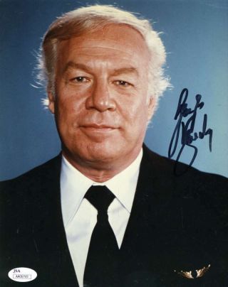 George Kennedy Jsa Hand Signed 8x10 Photo Autograph Authentic