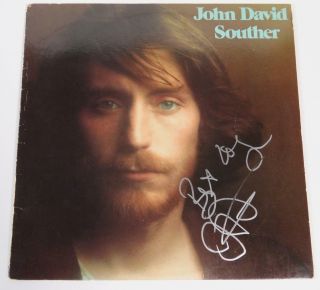 J.  D.  Souther Eagles Signed Autograph " John David Souther S/t " Album Vinyl Lp Jd