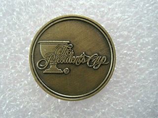 The Presidents Cup Golf Ball Marker Token