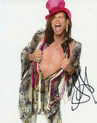 Steven Tyler " Aerosmith " Autograph Signed 8x10 Photo D Acoa