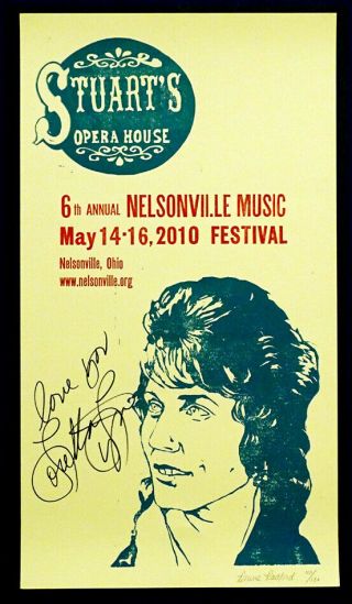 Loretta Lynn Limited Edition Nelsonville Ohio Concert Poster Signed Autograph
