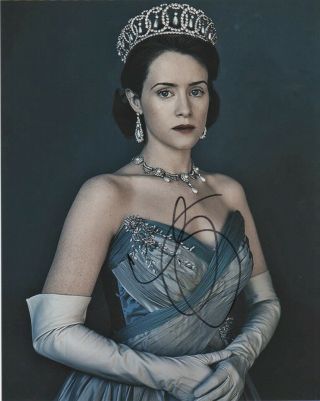 Claire Foy The Crown Autographed Signed 8x10 Photo O7