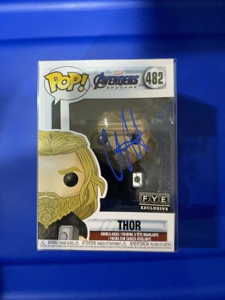 Funko Pop Signed By Chris Hemsworth Comes With