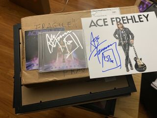 Kiss Ace Frehley Signed Autographed