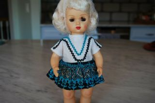 Vintage Doll Clothing - Tiny Terri Lee Squaw Dress Attached Panties 3338