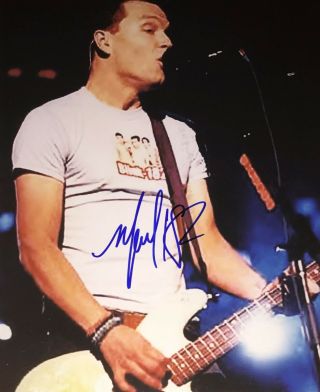 Mark Hoppus Blink 182 Enema Of The State Signed 8x10 Photo Autographed E4