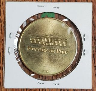 Monnaie De Paris Arc De Triomphe France Official Medal Token Coin No Date 2