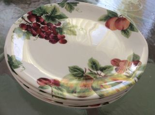 Royal Doulton Everyday Dinner Plates Set Of 5 Vintage Grape Porcelain China