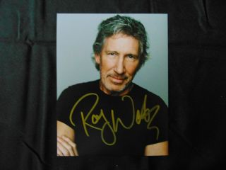 " Pink Floyd " Roger Waters Hand Signed 8x10 Color Photo