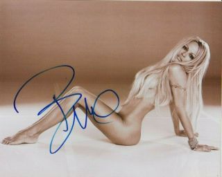 Sexy Pamela Pam Anderson Signed 8x10 Photo Baywatch Jsa
