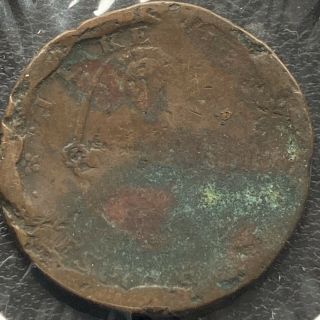 1833 Hard Times Token Copper - I Take The Responsibility Roman Firmness 16465