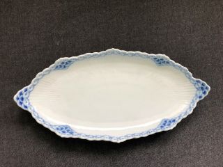 Vintage Royal Copenhagen Blue Princess Porcelain Oval Tray Celery Dish 349