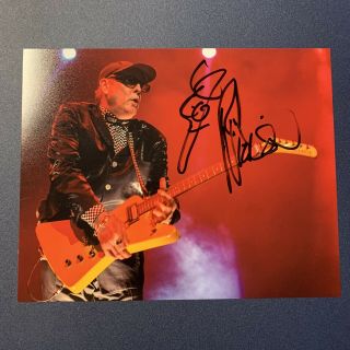 Rick Nielsen Signed 8x10 Photo Autographed Trick Band Guitarist