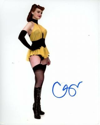 Carla Gugino Signed Autographed Pin - Up Photo