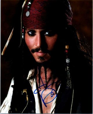 Johnny Depp Signed 8x10 Picture Photo Pic Autographed Autograph With