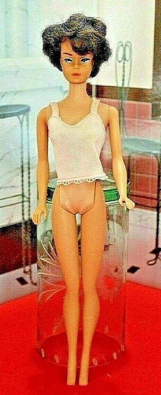 Vintage Mattel Barbie - 1963 Brunette Bubble Cut 12 " Midge Doll - Japan