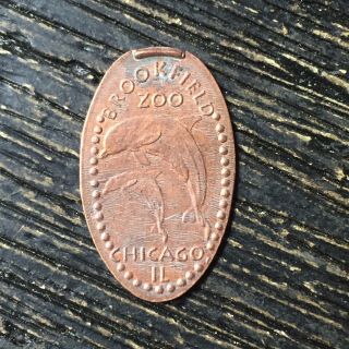 Dolphins Brookfield Zoo Chicago Il Smashed Pressed Elongated Penny P5694