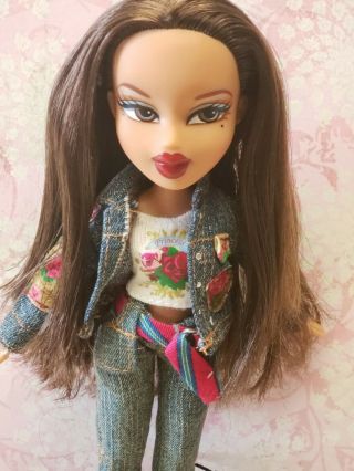 Bratz Doll Funk Out Yasmin In Clothes Shoes Jacket Coat Patchwork