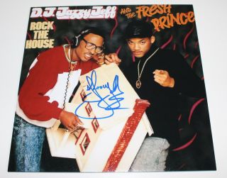 Dj Jazzy Jeff And The Fresh Prince Signed 12x12 Album Flat Photo Will Smith