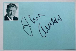 James Arness - Gunsmoke - The Thing From Another World - Autographed In 1973