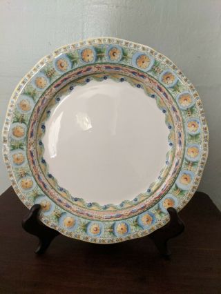Gien Raphael 10 3/8 " Plate.  Crafted In France