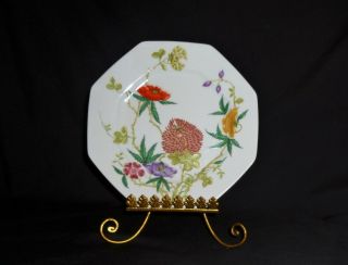 Raynaud Ceralene Limoges Dioraflor Octagon Luncheon Plate (12 Available)