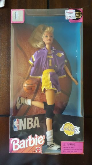 Lakers Nba Barbie 1998 - Never Opened -
