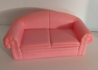 Vtg Barbie Mattel Pink Couch Sofa 1994 Dream House Plastic Furniture