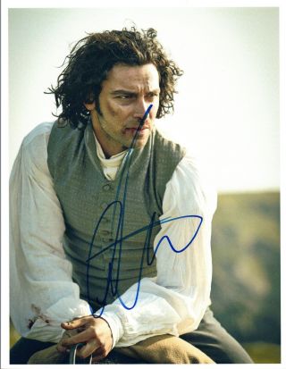 Aidan Turner Signed Autographed 8x10 Photo Poldark The Hobbit Vd