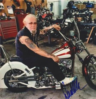 Autographed David Allan Coe Signed Photo Country Music Outlaw Dac American Biker