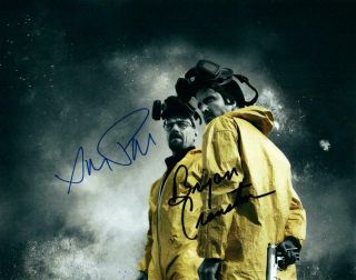Aaron Paul Bryan Cranston Signed 8x10 Photo Autographed Picture With