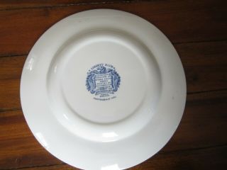 Liberty Blue Staffordshire Dinner Plates 4 Historic Independence Hall Colonial 2