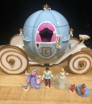 Disney Princess Cinderella Carriage Playset Mattel Polly Pocket