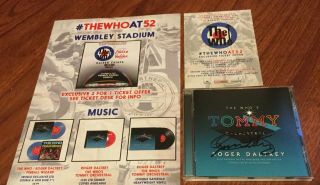 Roger Daltrey Signed The Who’s Tommy Orchestral Cd From London Pop Up Shop Who