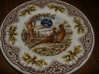 Royal Stafford Pheasant Homeland Harvest/woodland Porcelain Salad Plates