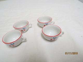 Two PLEASANT COMPANY American Girl Molly Birthday Party Tea Set Tea Cup Retired 3