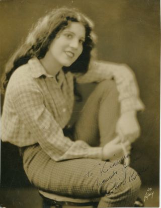 Vintage 1920s Hand Signed Autographed Photo Olive Borden Silent Star