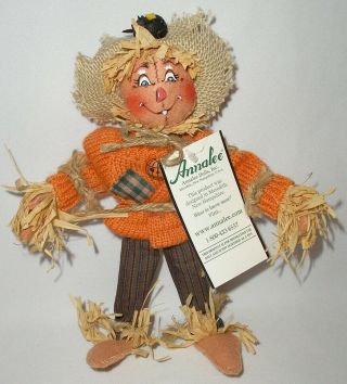 9 " Annalee Doll - 2006 Halloween Fall Scarecrow - With Tag