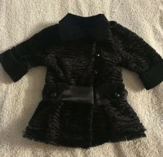 American Girl Rebecca Black Faux Fur Winter Coat