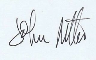 R - John Ritter Auth.  Autograph On Index Card W/coa