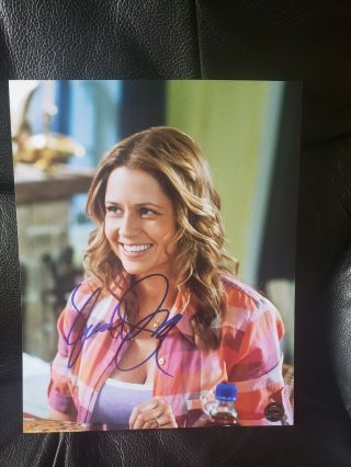 Jenna Fischer Hand Signed 8x10 Photo - The Office Tv Show Autograph Actress