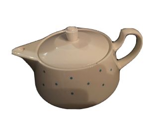 Vintage Homer Laughlin Tea Pot Polka Dots