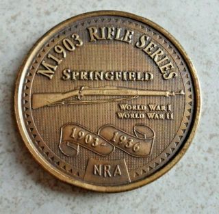 M1903 Rifle Series Token 1903 1936 Usa Medallion Nra Coin Springfield Inc.  1871