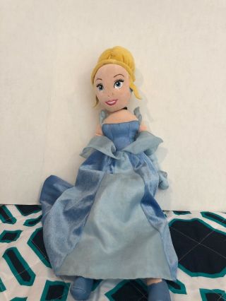 Disney Store Princess Cinderella Soft Plush Doll 21 "