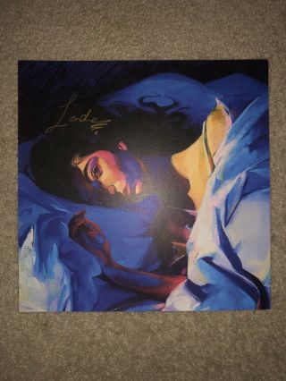 Lorde Signed Autographed 12x12 Melodrama Litho Lithograph