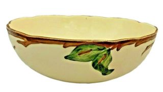 Vintage Franciscan Apple China - Salad Serving Bowl 10 " - 1940s Backstamp