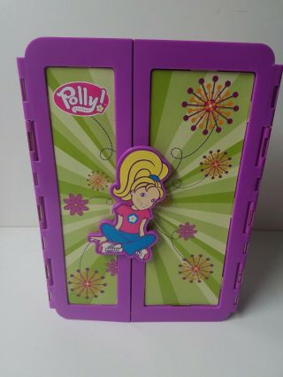 2004 Polly Pocket Rolling Storage Case/closet H6366