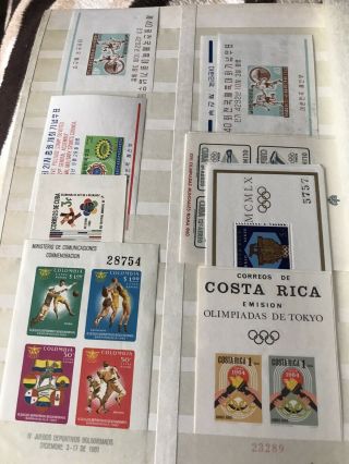 Sport On Stamps Thematic Dealers Stock For Pictures