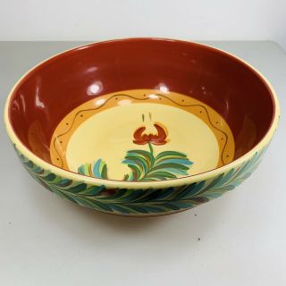 Southern Living At Home Gail Pittman Siena Hand Painted 11 " Pasta Serving Bowl